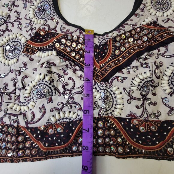 Embroidered Lehenga Set Bridal Ethnic Costume Indian Wedding Guest Dress NEW - Picture 15 of 16